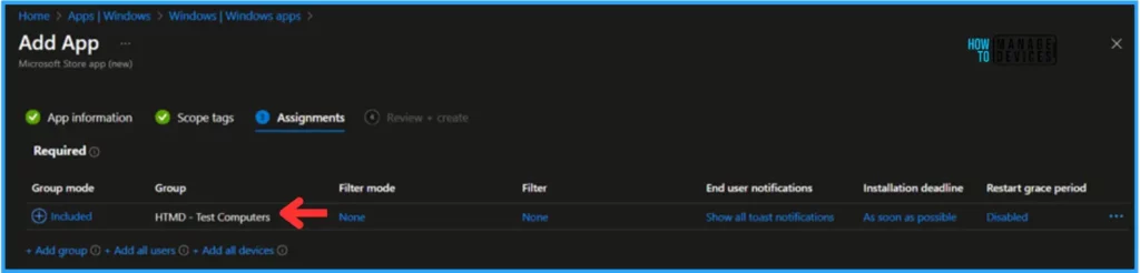 Easy Guide to Deploy Azure VPN Client Microsoft Store App Using Intune. Fig. 8