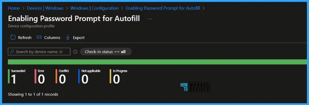 Enable or Disable Password Prompt for Autofill in the MS Edge Browser using Intune Policy Fig.09