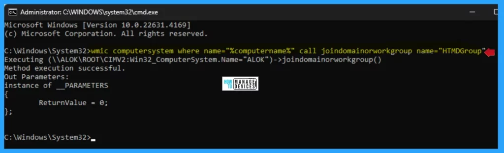 How to Change Add Remove Windows 11 PC from Workgroup using PowerShell Settings App - Fig. 10