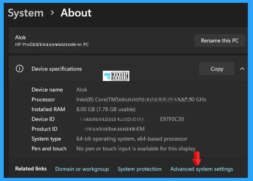 How to Change Add Remove Windows 11 PC from Workgroup using PowerShell Settings App - Fig. 3