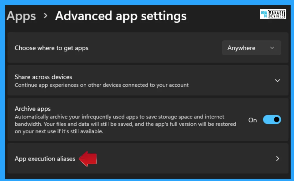 How to Enable or Disable App Execution Aliases in Windows 11 - Fig. 3