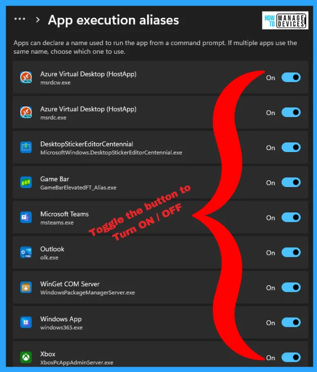 How to Enable or Disable App Execution Aliases in Windows 11 - Fig. 4