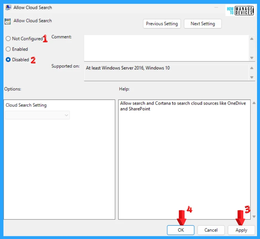 How to Turn On or Off Cloud Content Search in Windows 11 - Fig.6