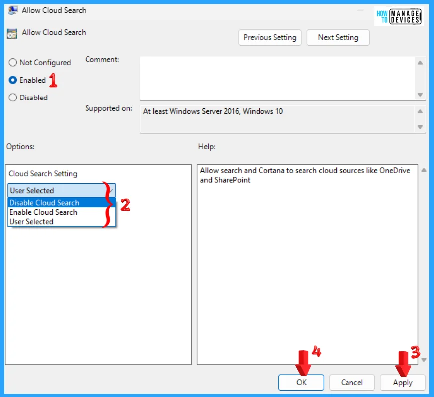 How to Turn On or Off Cloud Content Search in Windows 11 - Fig.7