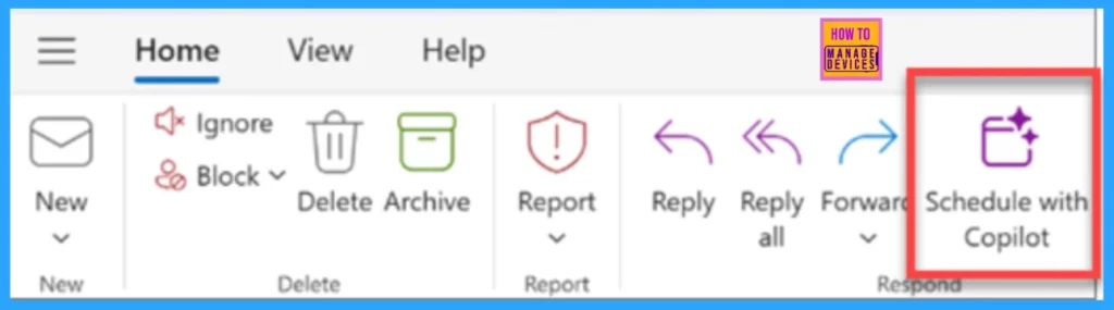 Outlook Automation Draft Emails Summarize Schedule Meeting Invitations using Copilot in Outlook  - Fig.6 (image credited to MS)