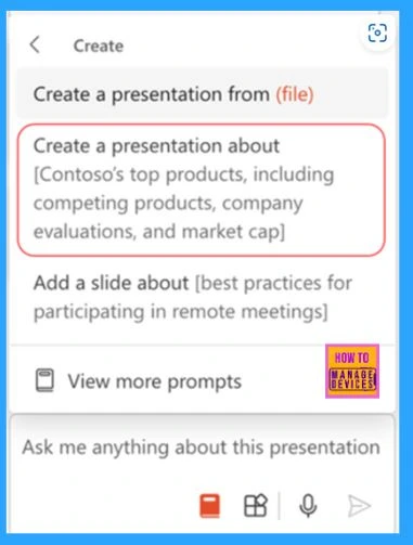 Create PPT from Word PDF Files using Microsoft 365 Copilot in PowerPoint - Fig.5 (Image credited to Microsoft)