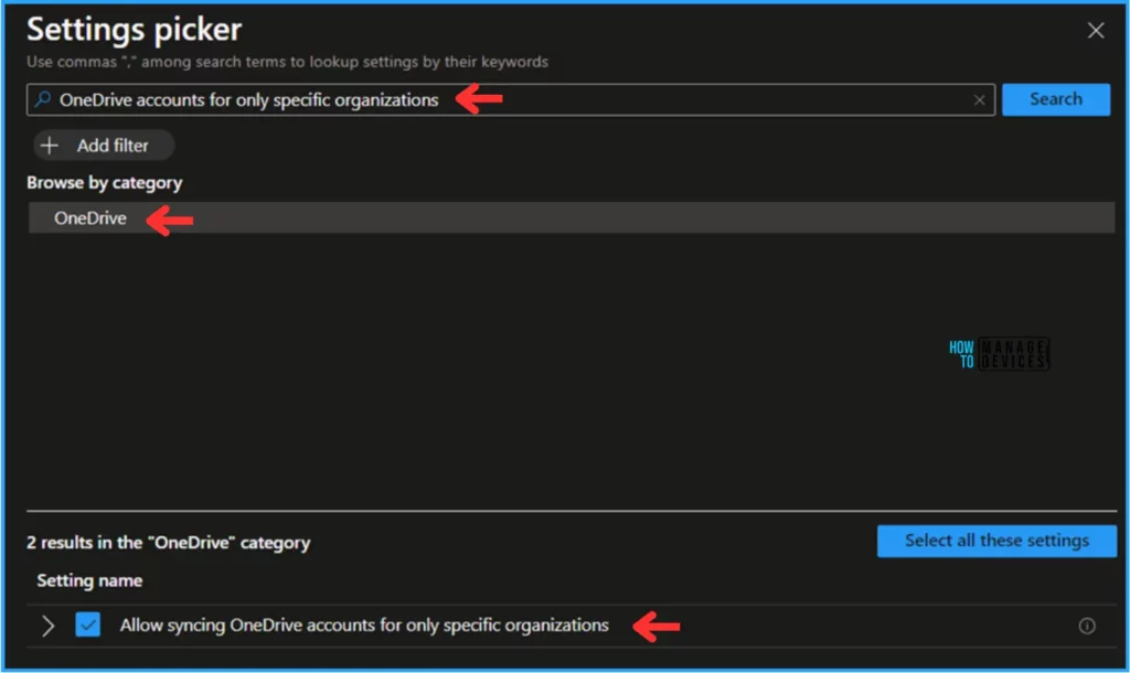 Intune Policy Allows Syncing OneDrive Accounts only for Specific Organizations with block error 0x8004e4d1 Fig. 6