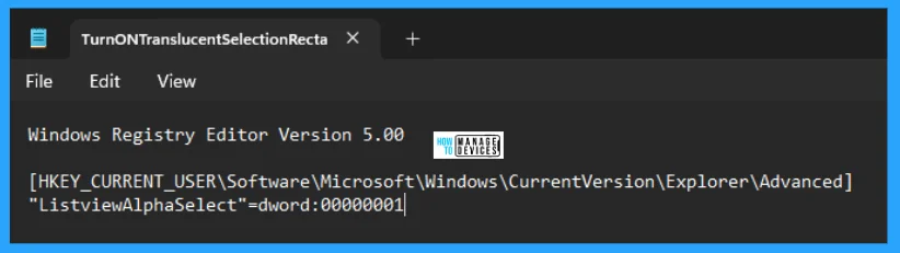 Turn On or Off Translucent Selection Rectangle on Desktop in Windows 11 - Fig. 13