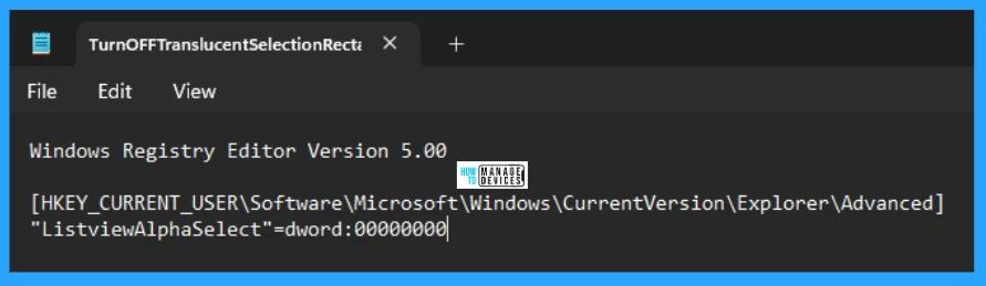 Turn On or Off Translucent Selection Rectangle on Desktop in Windows 11 - Fig. 15