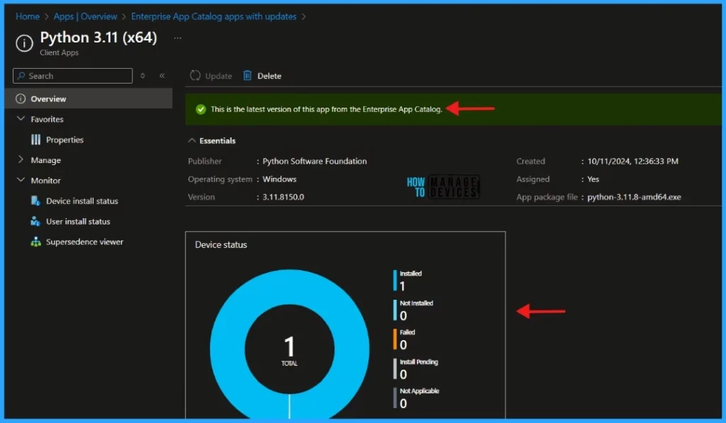 Best Guide to Update the Python Application with Enterprise App Management in Intune 13 Best Guide to Update the Python Application with Enterprise App Management in Intune 7