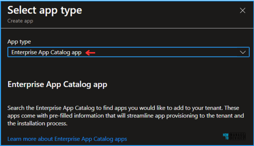 Best Guide for Duo Desktop Self-Updating App Function in the Intune Enterprise App Catalog. Fig. 3
