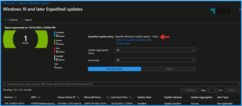 Best Way to Deploy Expedite Windows Quality Update with Intune 7 Best Way to Deploy Expedite Windows Quality Update with Intune. Fig. 7