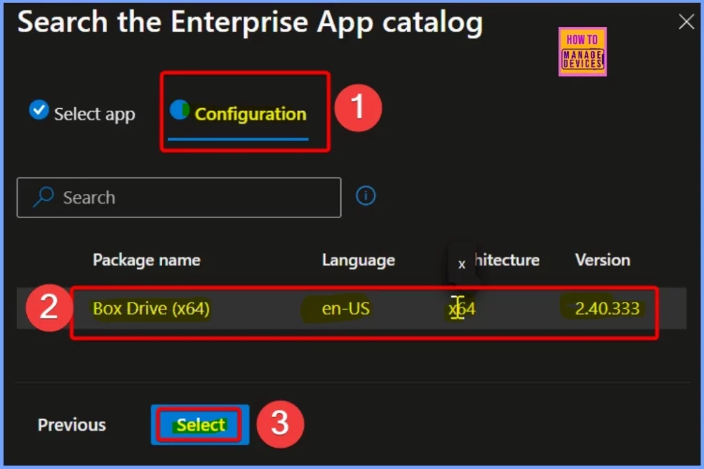 Install Box Drive with Intune Enterprise App Catalog App - Fig.4