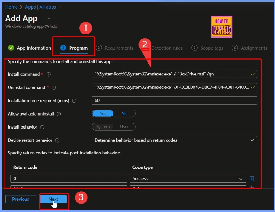 Install Box Drive with Intune Enterprise App Catalog App - Fig.6