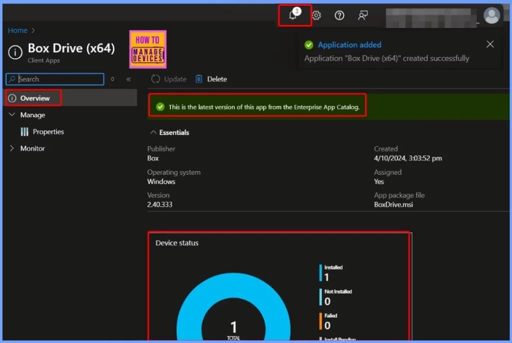 Install Box Drive with Intune Enterprise App Catalog App - Fig.10