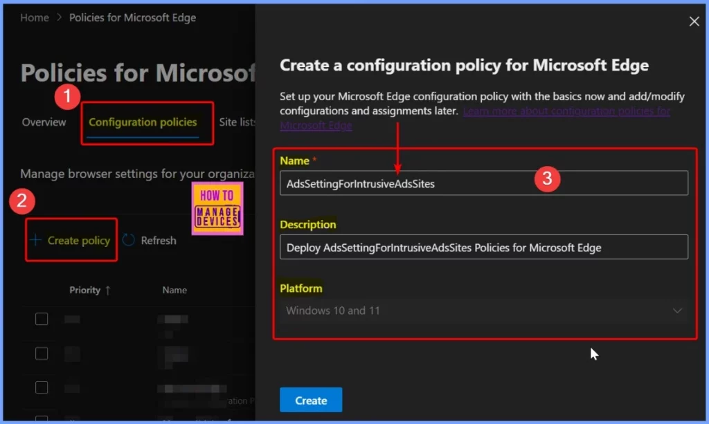 Configuration Profile for Edge Browser Extensions and Sidebar Management using Microsoft 365 Admin Center 3 Configuration Profile for Edge Browser Extensions and Sidebar Management using Microsoft 365 Admin Center - Fig.2