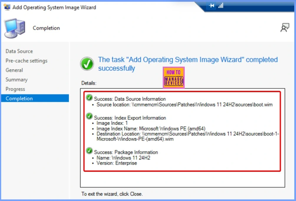 Step by Step Guide to Deploying Windows 11 24H2 Using SCCM - Fig.9