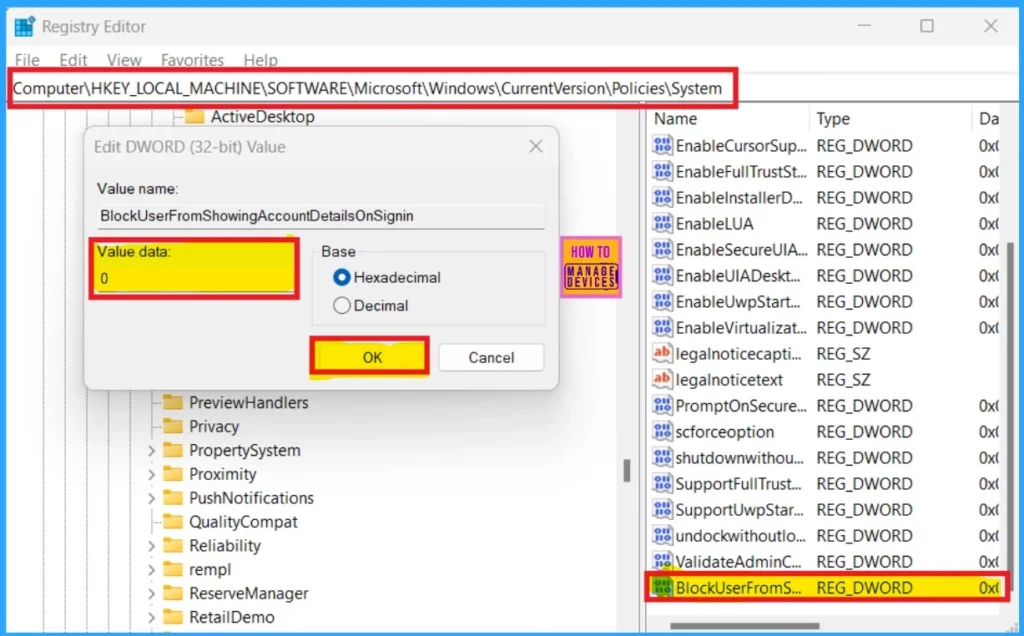 Enable Disable Show Account Email Address on Sign-in Screen in Windows 11 Using Group Policy Intune -Fig.6