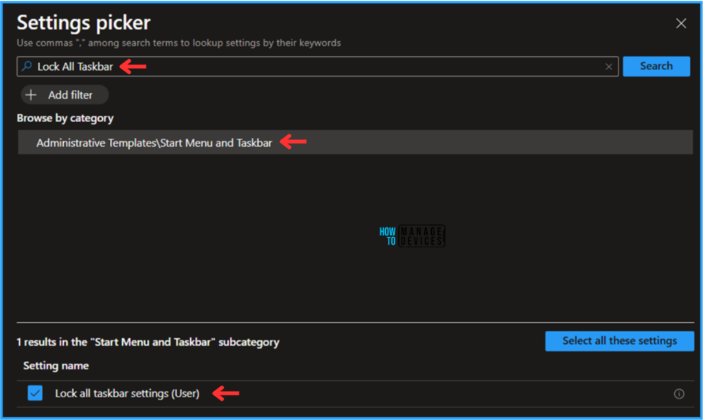 Easy Method to Lock All Taskbar Settings on Windows Endpoints with Intune Policy 1