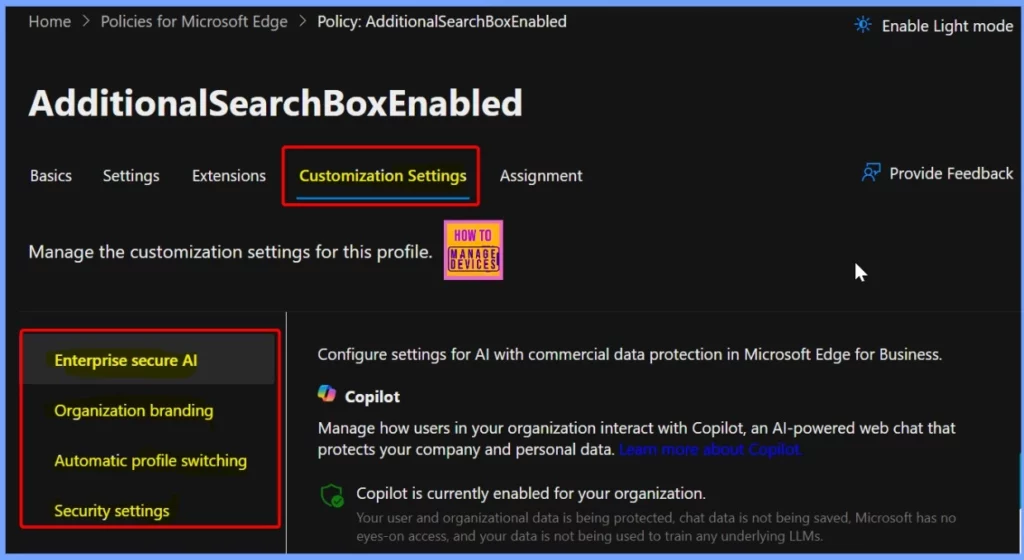 Enable Additional Search Box in Edge Browser using Microsoft 365 Admin Center Policy 10 Enable Additional Search Box in Edge Browser using Microsoft 365 Admin Center Policy - Fig.8