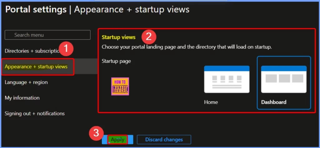 How to Enable Dark Mode in Azure Portal | Simple Steps to Change the Theme | Startup Views - Fig.6