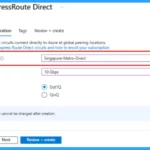 Microsoft Azure ExpressRoute Metro Private Connectivity Architecture Designed to Improve Network Resiliency 1 Create a Metro ExpressRoute Direct