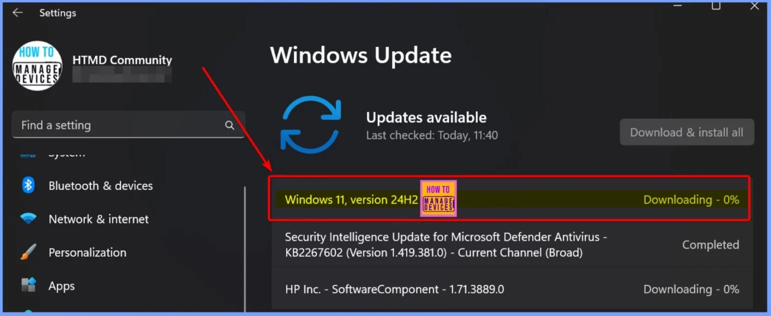 Update to Windows 11 Version 25H2 using Normal Cumulative Update 4 Update to Windows 11 Version 25H2 using Normal Cumulative Update -Fig.4