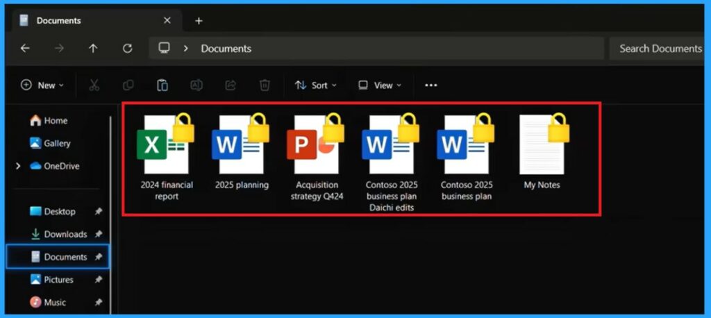 Windows 11 24H2 Personal Data Encryption Using the Unique Encryption Keys Per User Account -Fig. 1 Crds to Microsoft Mechanics
