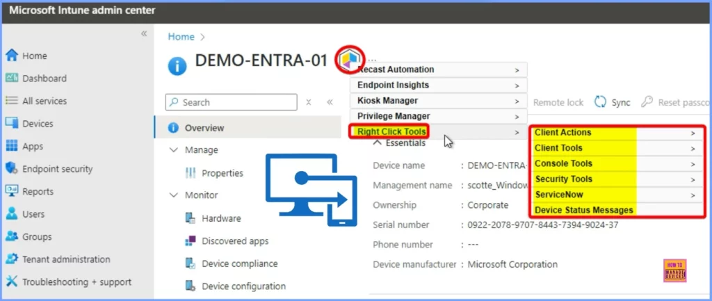 Introducing Right Click Tools for Intune Recast Automation Endpoint Insights Kiosk and Privilege Manager 4 Introducing Right Click Tools for Intune Recast Automation Endpoint Insights Kiosk and Privilege Manager - Fig.1 - Creds to recastsoftware