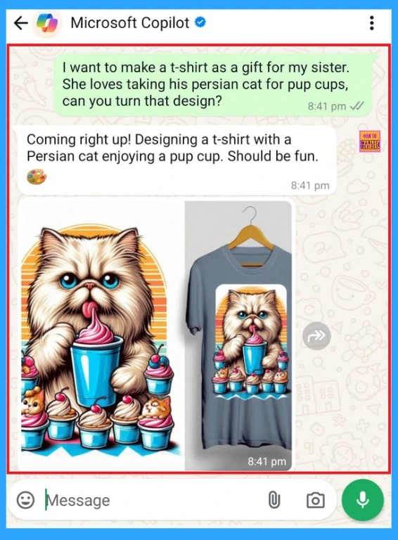 Microsoft Copilot is Now Available on WhatsApp | Chat Naturally by Smooth and Intuitive Conversations 5 Microsoft Copilot is Now Available on WhatsApp | Chat Naturally by Smooth and Intuitive Conversations - Fig.5