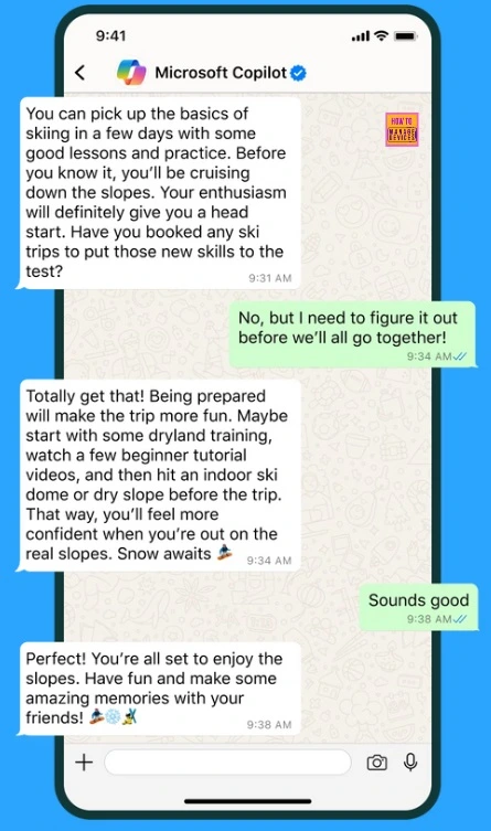 Microsoft Copilot is Now Available on WhatsApp | Chat Naturally by Smooth and Intuitive Conversations 6 Microsoft Copilot Available on WhatsApp | Chat Naturally by Smooth and Intuitive Conversations - Fig.7 - Creds to MS