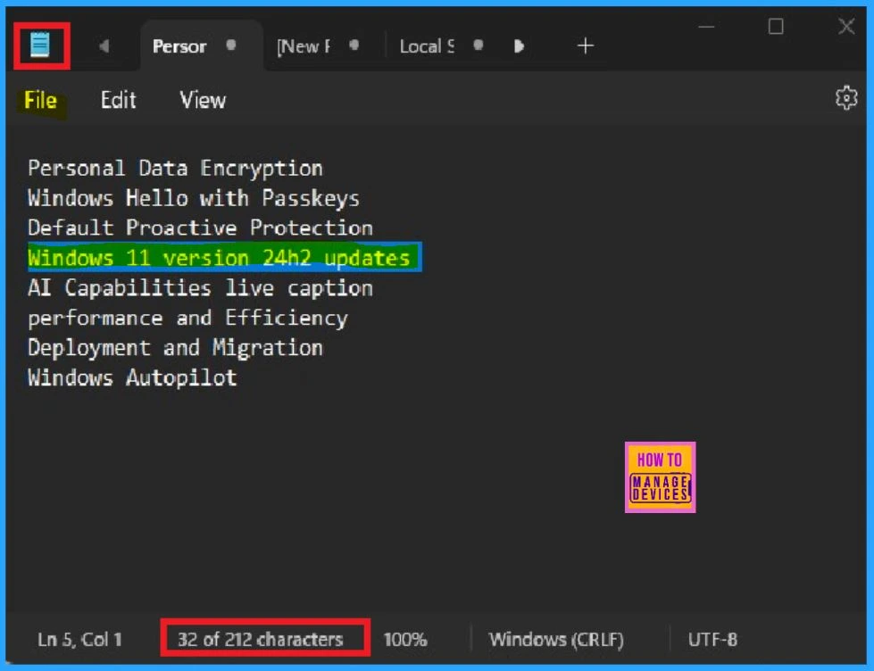 How to Check Character Count in the Notepad App in Windows 11 - Fig.4