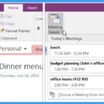 Blank Page Title Issue When sending a Metting From Classic Outlook to OneNote-Fig.1