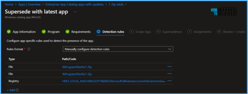 7-Zip Update with Enterprise App Catalog App in Intune Best Step-by-Step Guide 8 Best Step-by-Step Guide to Use 7-Zip Update with Enterprise App Catalog App in Intune. Fig. 8