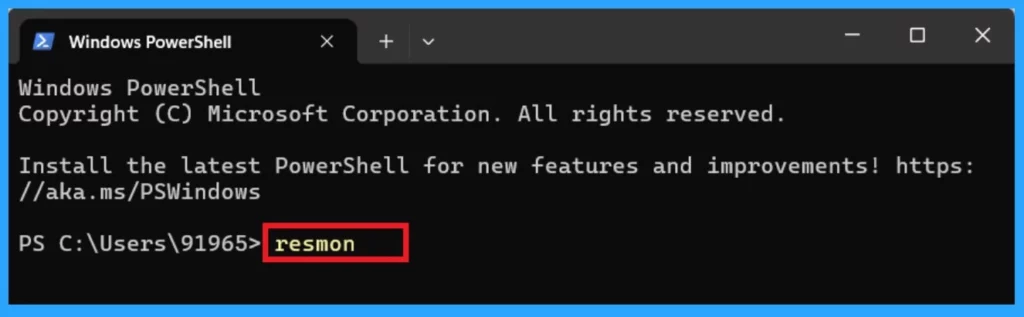 How to Find Resmon or Resource Monitor in Windows 11-Fig.13