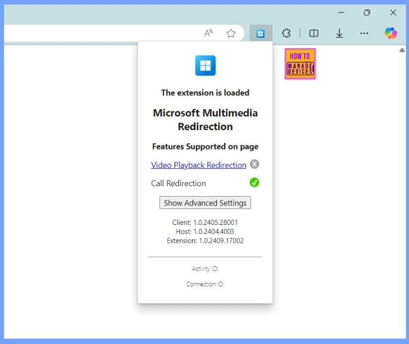 Windows 365 and AVD Support MMR Multimedia Redirection for Call Center VOIP Apps 5 Windows 365 and AVD Support MMR Multimedia Redirection for Call Center VOIP Apps- Fig.3 - Creds to MS
