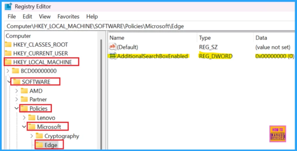 Turn ON or OFF Edge Browser Additional Flexible Search Box on Your Windows Desktop Device - Fig.5