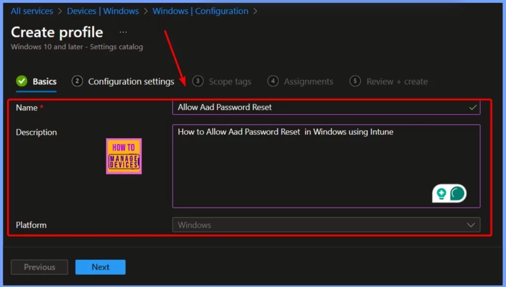 How to Allow Entra Password Reset in Windows using Intune - Fig.5