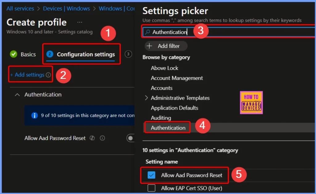 How to Allow Entra Password Reset in Windows using Intune - Fig.6