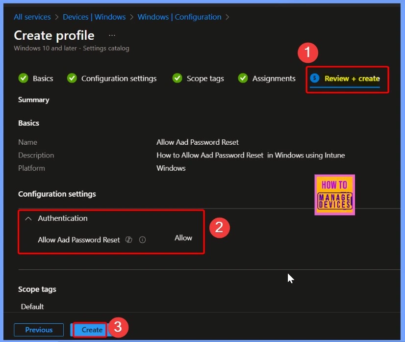 How to Allow Entra Password Reset in Windows using Intune - Fig.9
