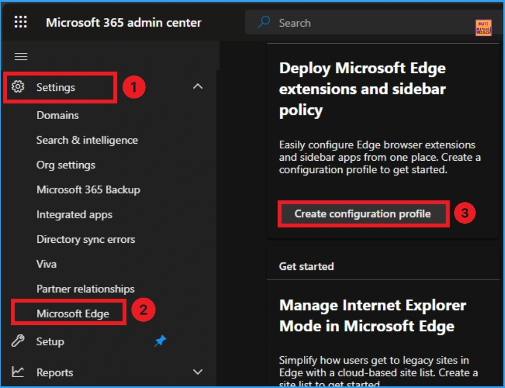 Enable Disable Deleting Browser History in Edge using the Microsoft 365 Admin Center Policy - Fig.1