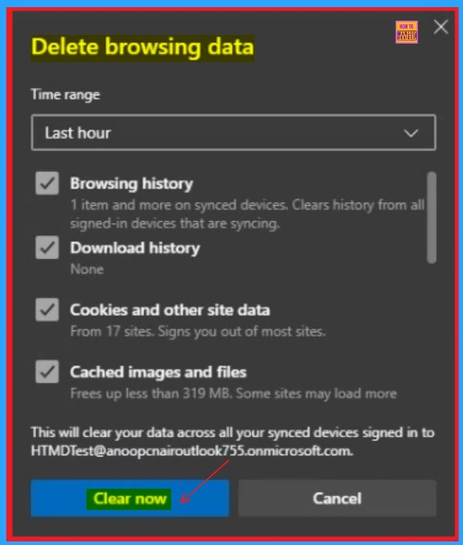 Allow Deleting Browser History in Edge using Microsoft 365 Admin Center - Fig.11