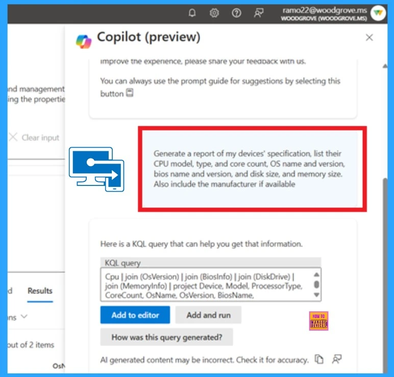 Analytics Capabilities for Querying Multiple Devices and Taking Remote Actions on Results in Microsoft Intune 3 Analytics Capabilities for Querying Multiple Devices and Taking Remote Actions on Results in Microsoft Intune-Fig.3 Creds to MS