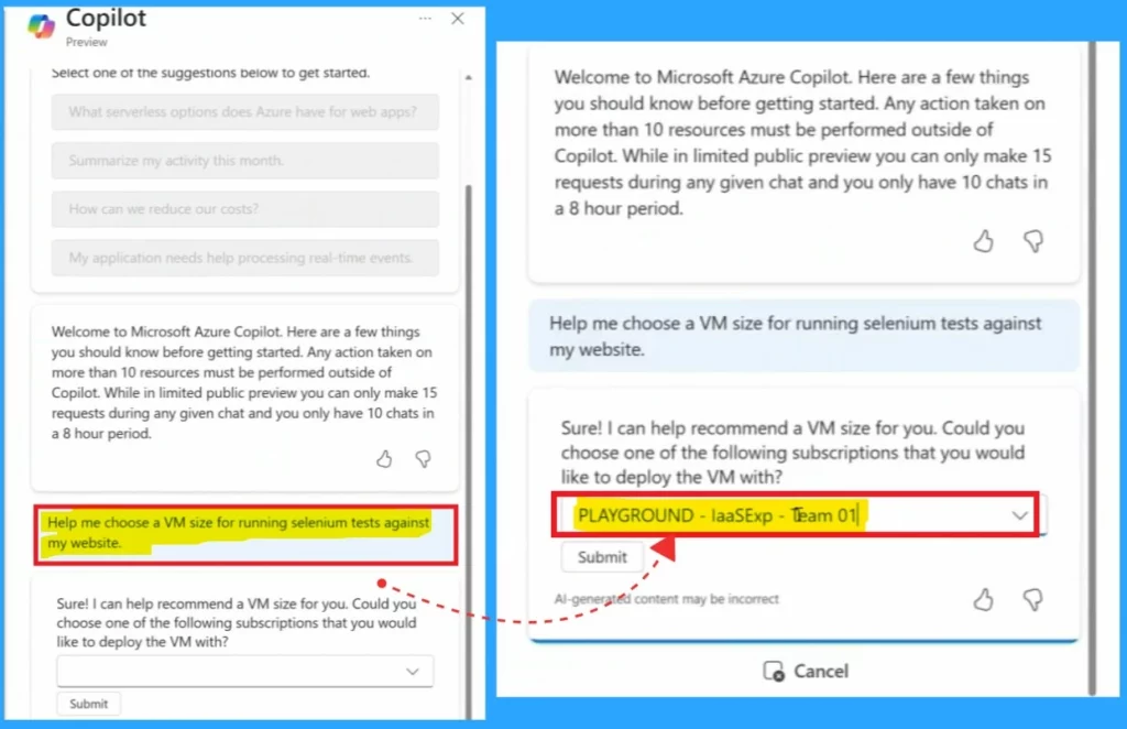 New Copilot for Azure VM Size Recommendations Simplifying Virtual Machine Selection-Fig.3 Creds to MS
