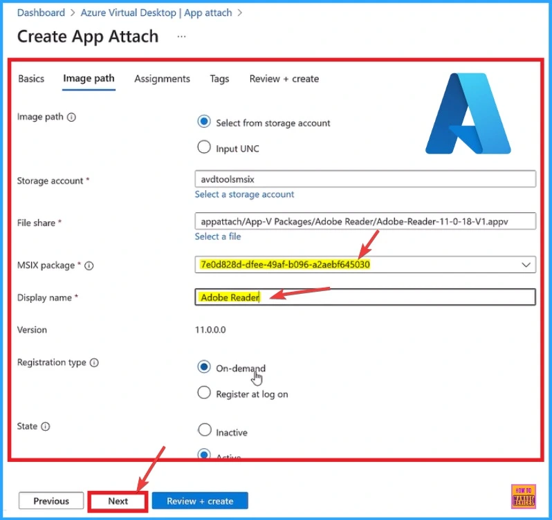 Introducing App Attach with App-V Package Support in Azure - Fig.7 - Creds to MS