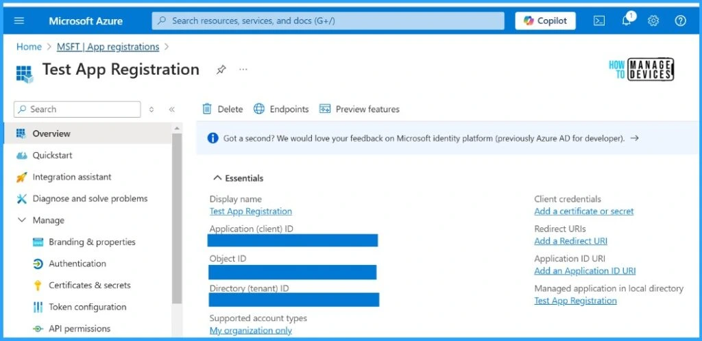 Best guide to configure App Registration in Microsoft Entra - Figure 05