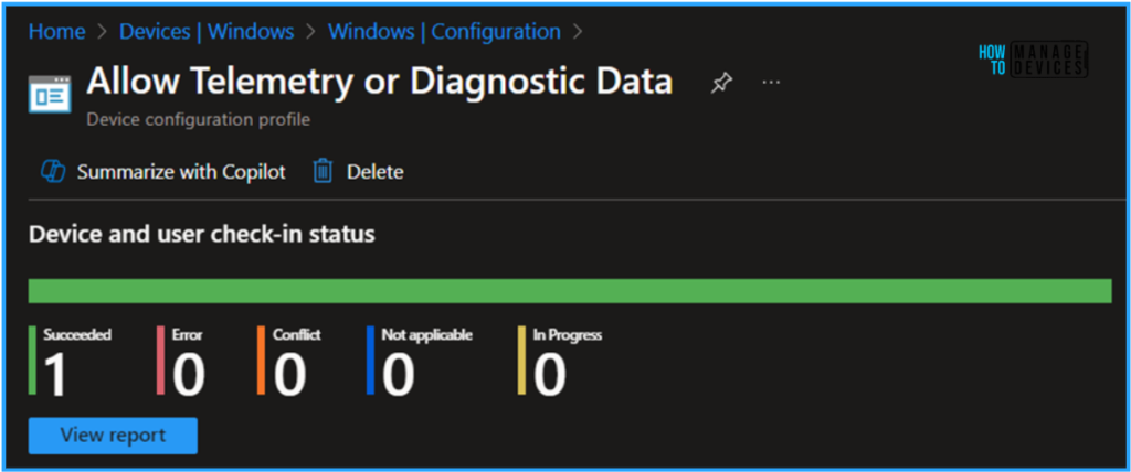 Best Method to Allow Telemetry or Diagnostic Data with Intune 11 The best method to allow telemetry or diagnostic data is with Intune Fig. 11
