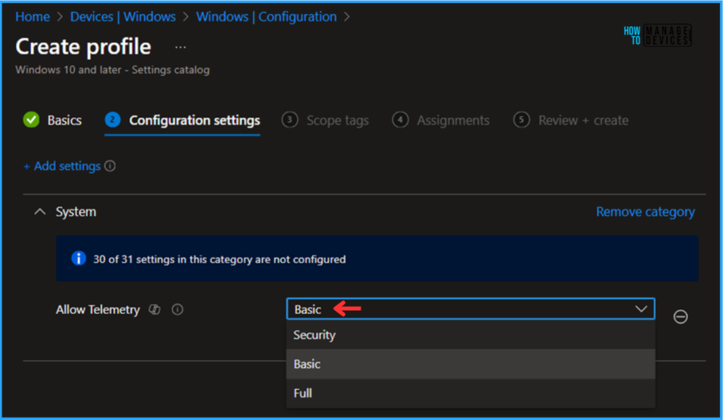 Best Method to Allow Telemetry or Diagnostic Data with Intune 7 The best method to allow telemetry or diagnostic data is with Intune Fig. 7