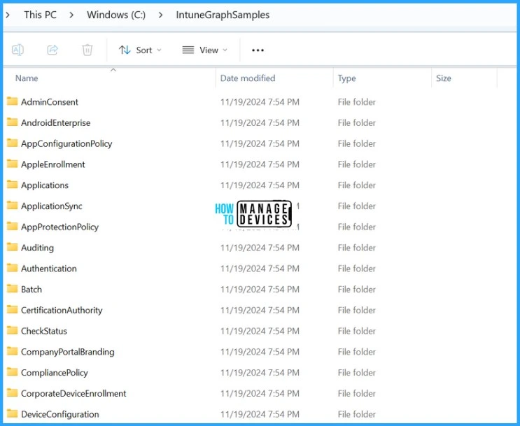 Bulk Export Intune Settings and Configuration Profiles Using Sample PowerShell Script - Fig. 02