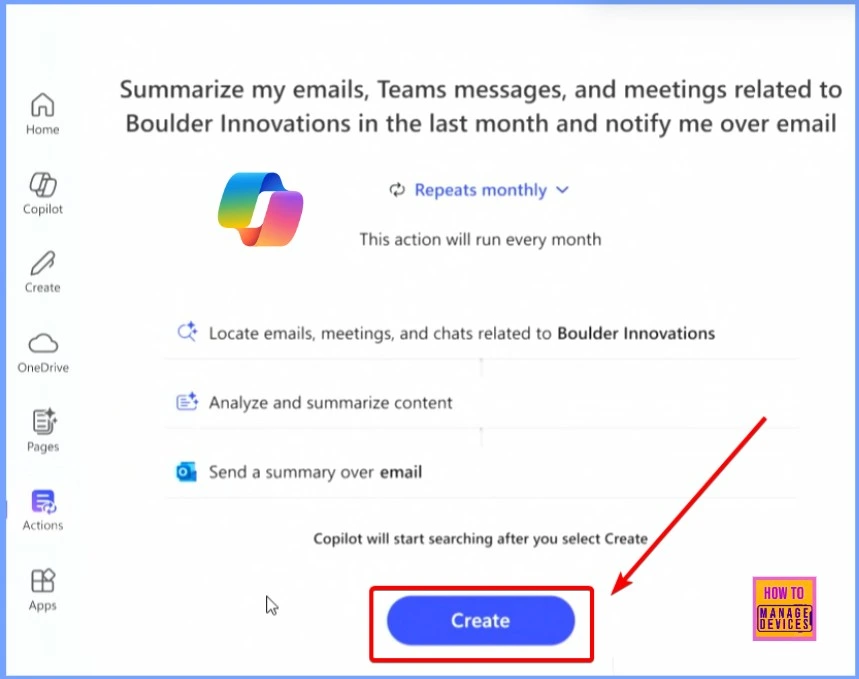 New Copilot Actions to Customize Your Template Settings to Automate Everyday Tasks - Fig.4 - Creds to MS